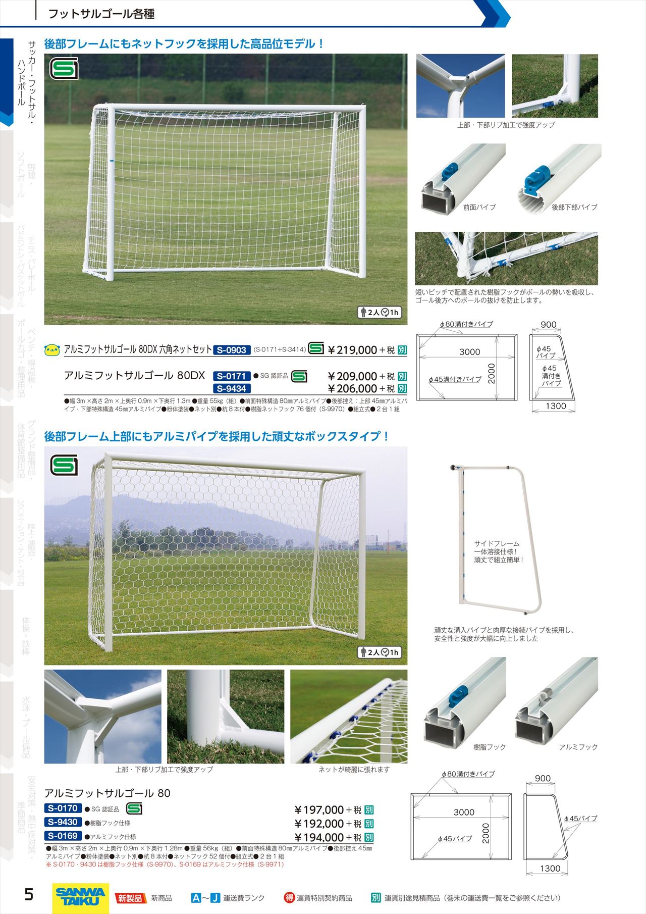 サイズ 三和体育 サッカー ゴールネット 少年用サッカーゴールネット